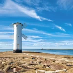 Das bekannte Wahrzeichen von Swinemünde ist die Mühlenbake