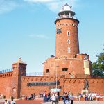 Der Leuchtturm des Seebades Kołobrzeg ist das Wahrzeichen der Stadt.
