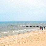 Kolberger Deep, Strandspaziergang