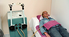 Diathermie-Anwendung im Karlsbader Hotel Krivan